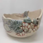 Lavabo Beig con decoración de uvas - Imagen 4