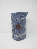 Jarrón Eguzkilore Azul